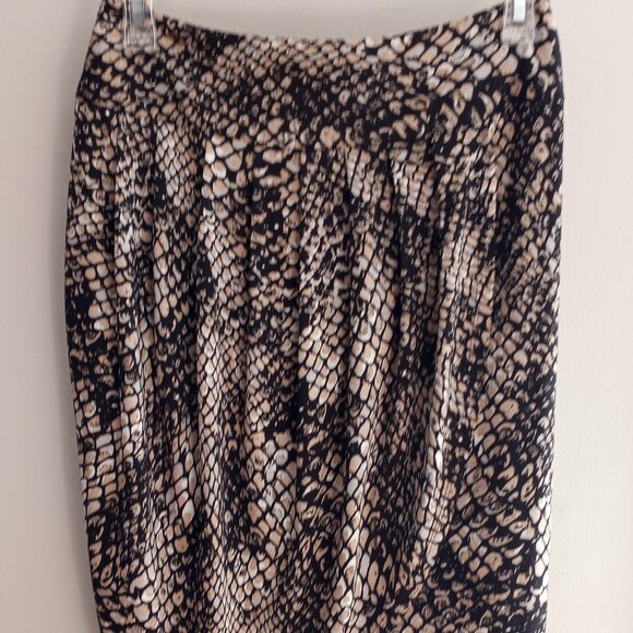 'ASHLEY STEWART' Faux Wrap Tulip Skirt Size 12 EUC - Picture 1 of 11